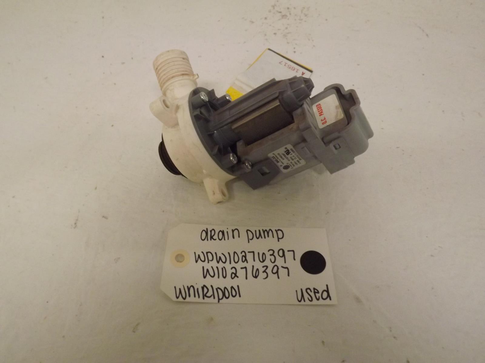Whirlpool Washer WPW10276397 W10276397 Drain Pump Used Whirlpool Washer WPW10276397 W10276397 Drain Pump Used